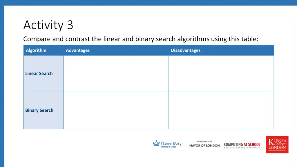 activity 3 compare and contrast the linear