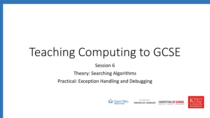 teaching computing to gcse