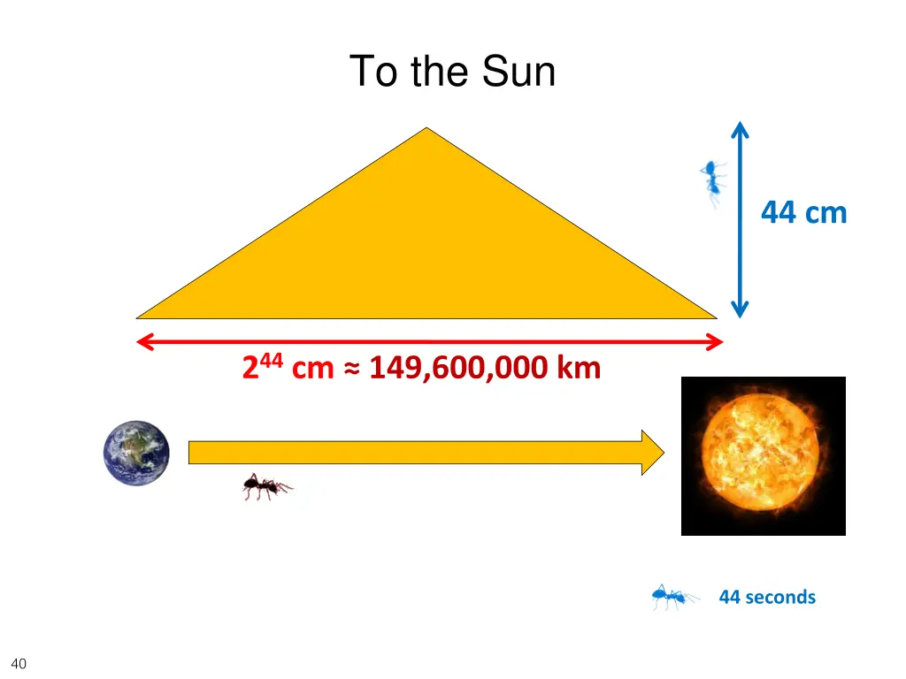 to the sun