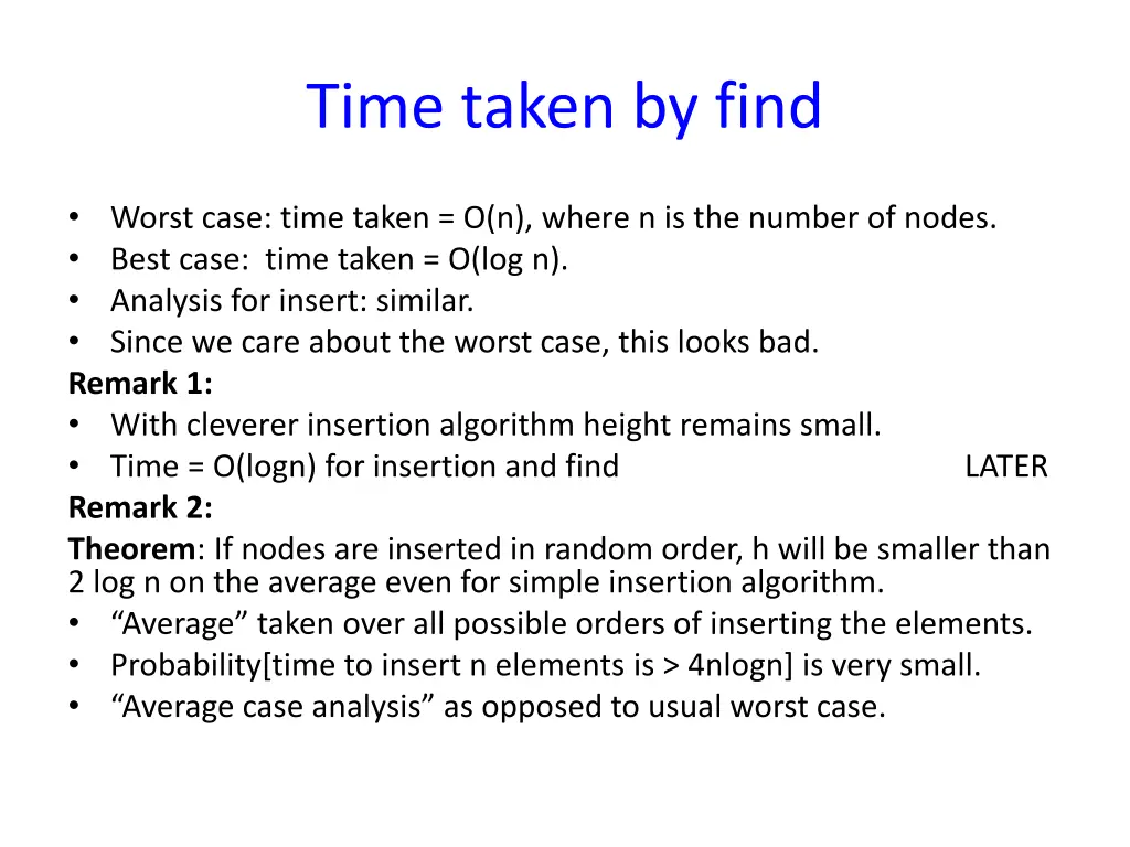 time taken by find 2