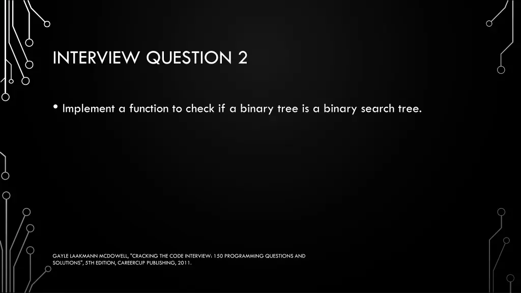 interview question 2