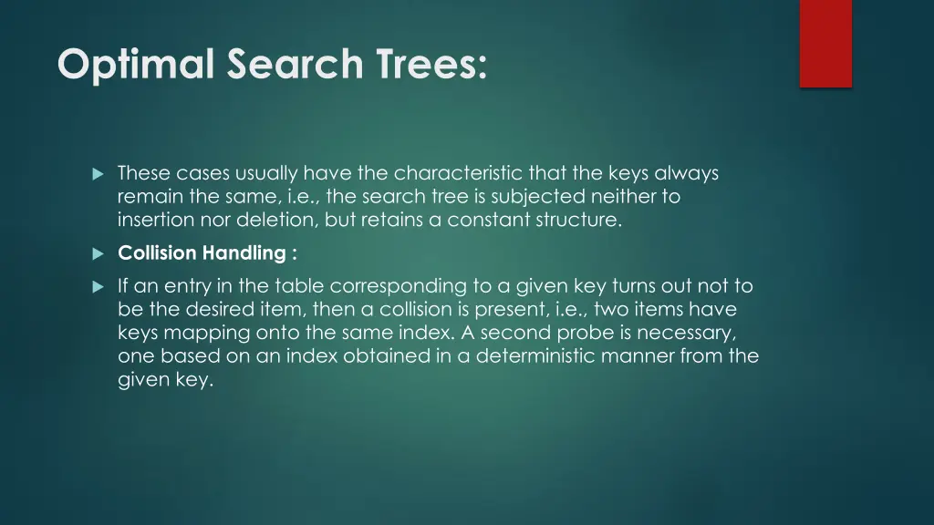 optimal search trees