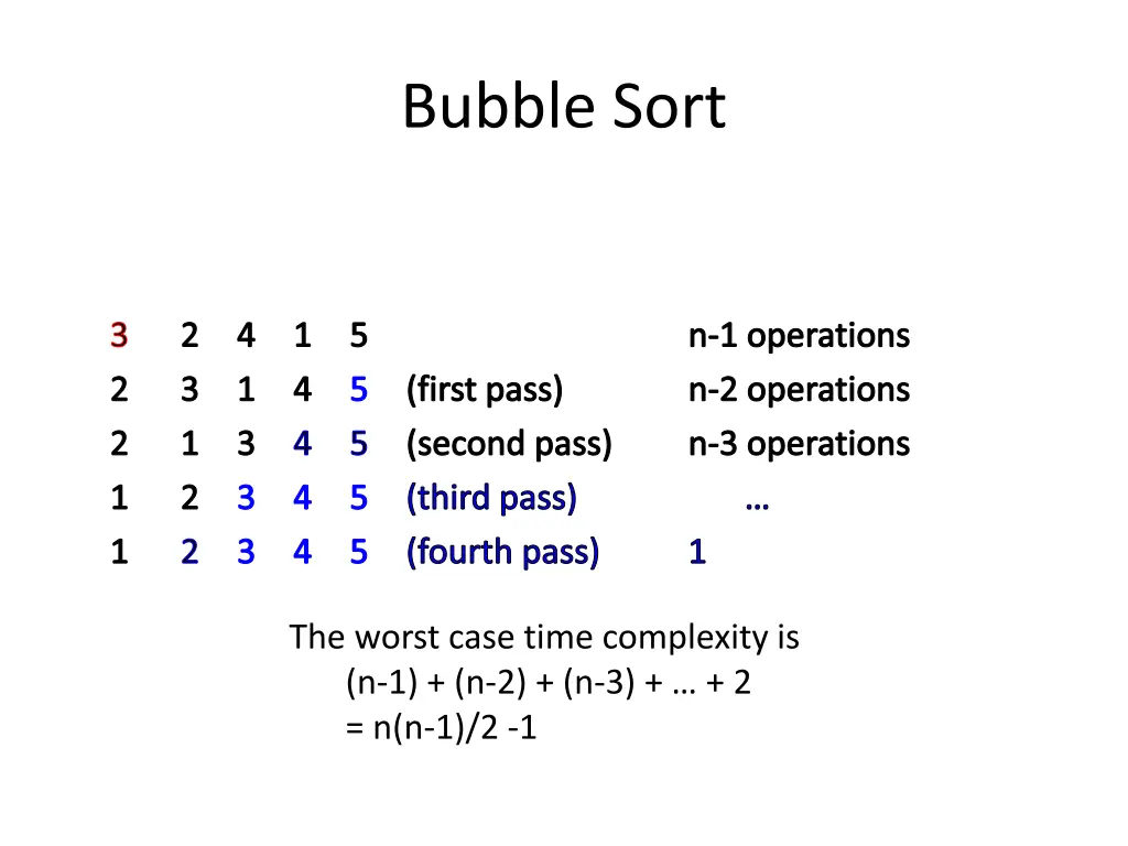 bubble sort 2
