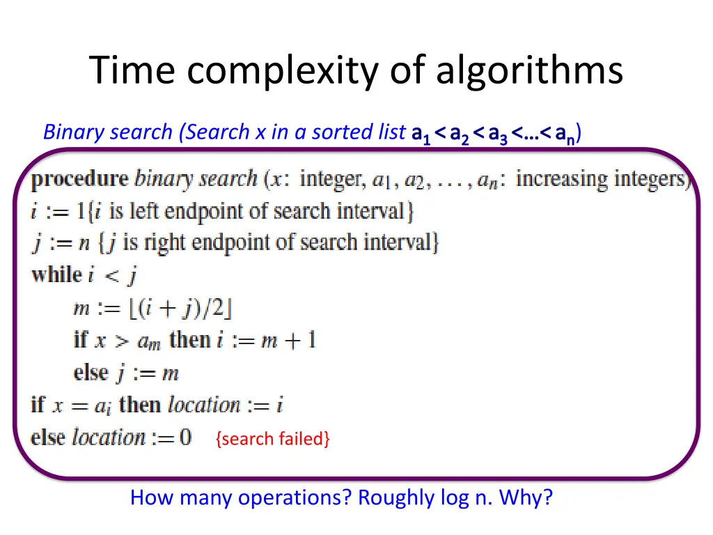 time complexity of algorithms 2