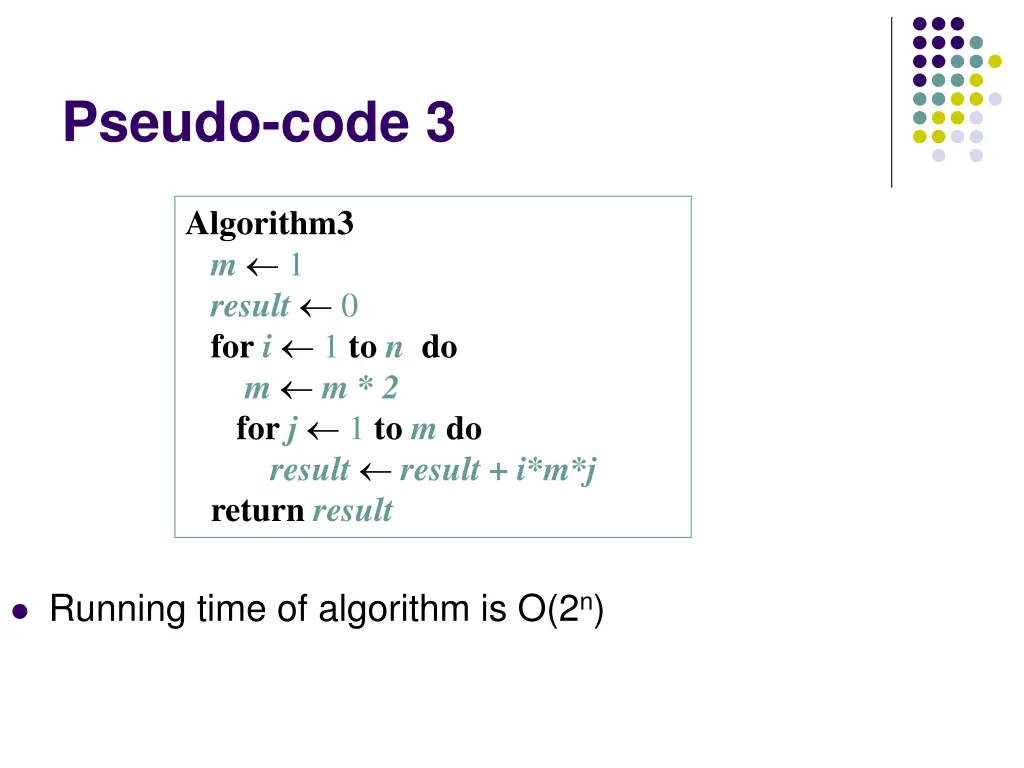 pseudo code 3
