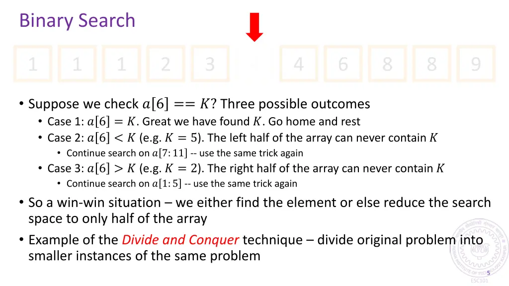 binary search 1