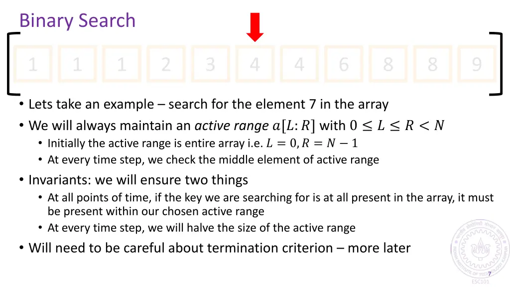 binary search 3