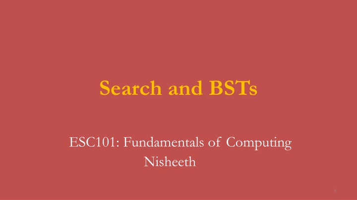 search and bsts