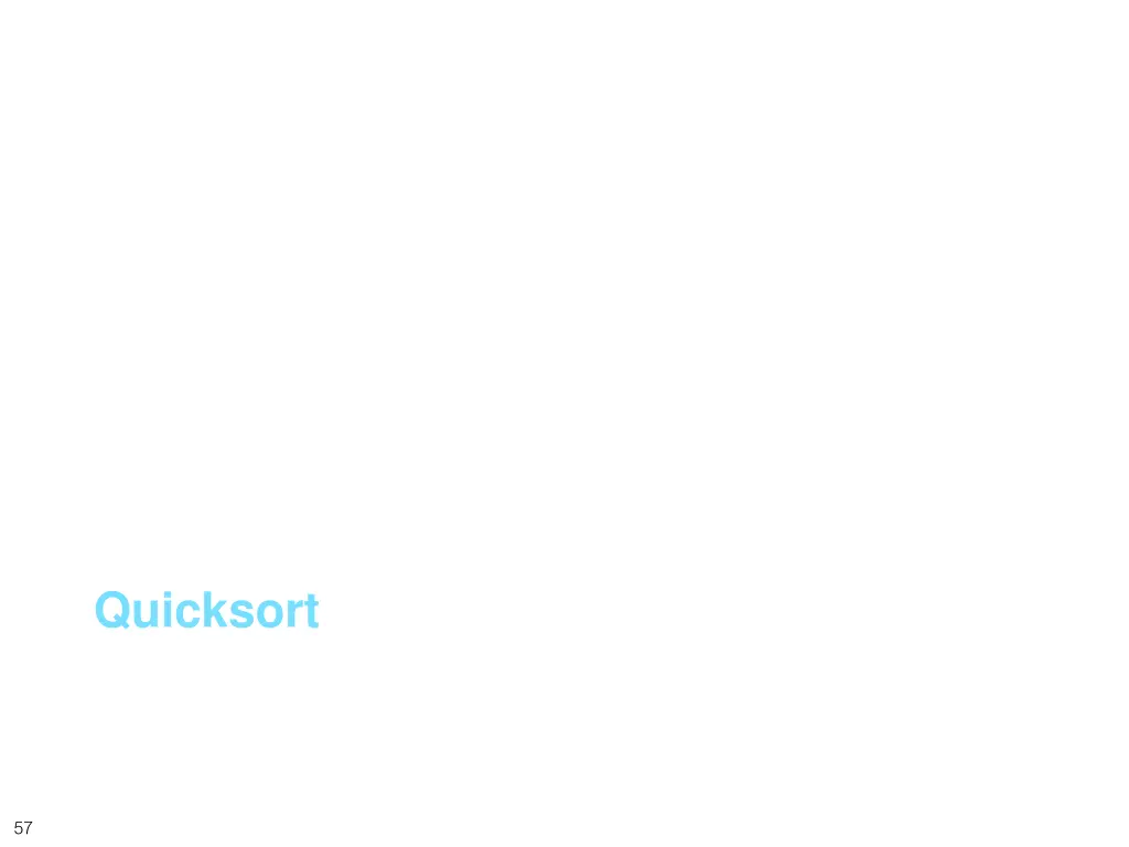 quicksort