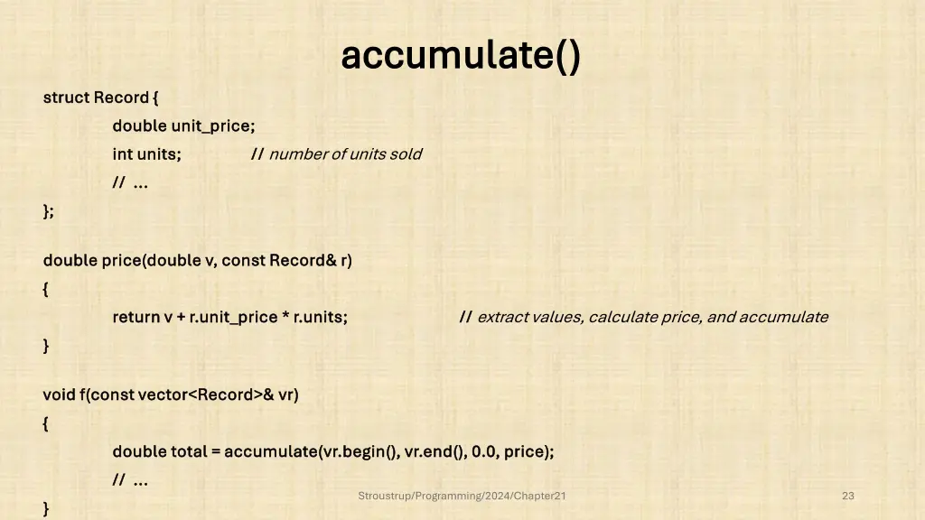 accumulate accumulate 1
