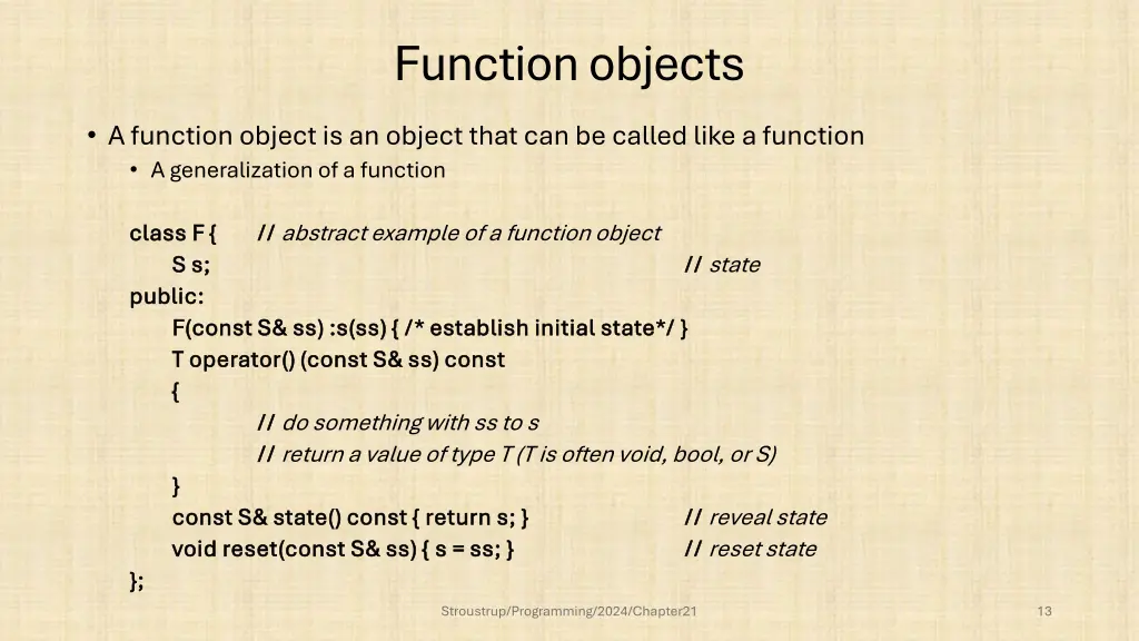 function objects