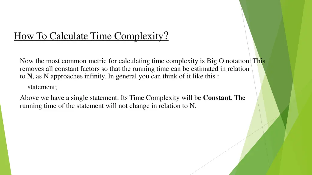 how to calculate time complexity