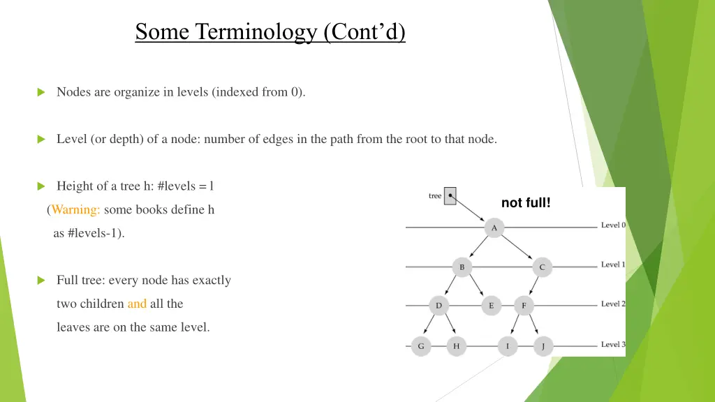 some terminology cont d