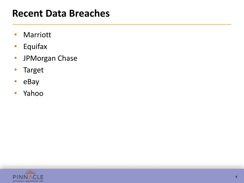 recent data breaches
