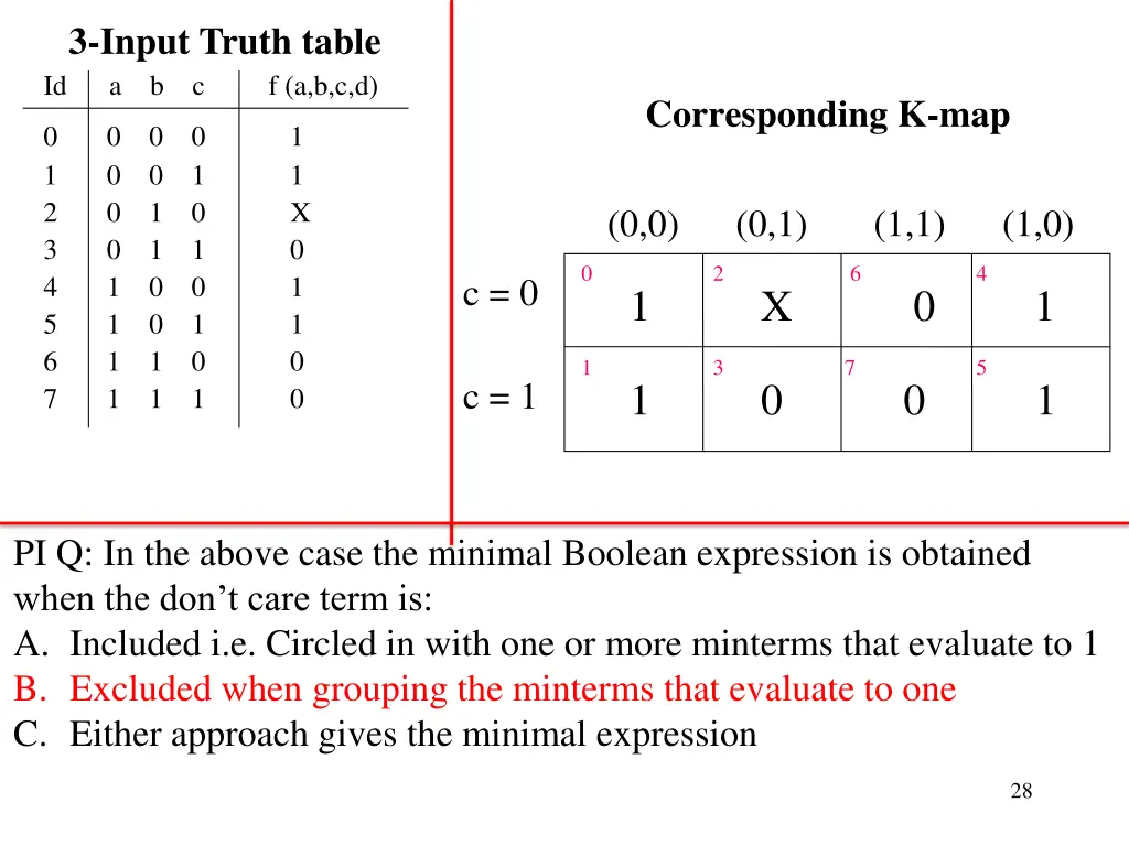 3 input truth table 1