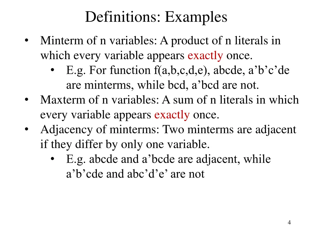 definitions examples