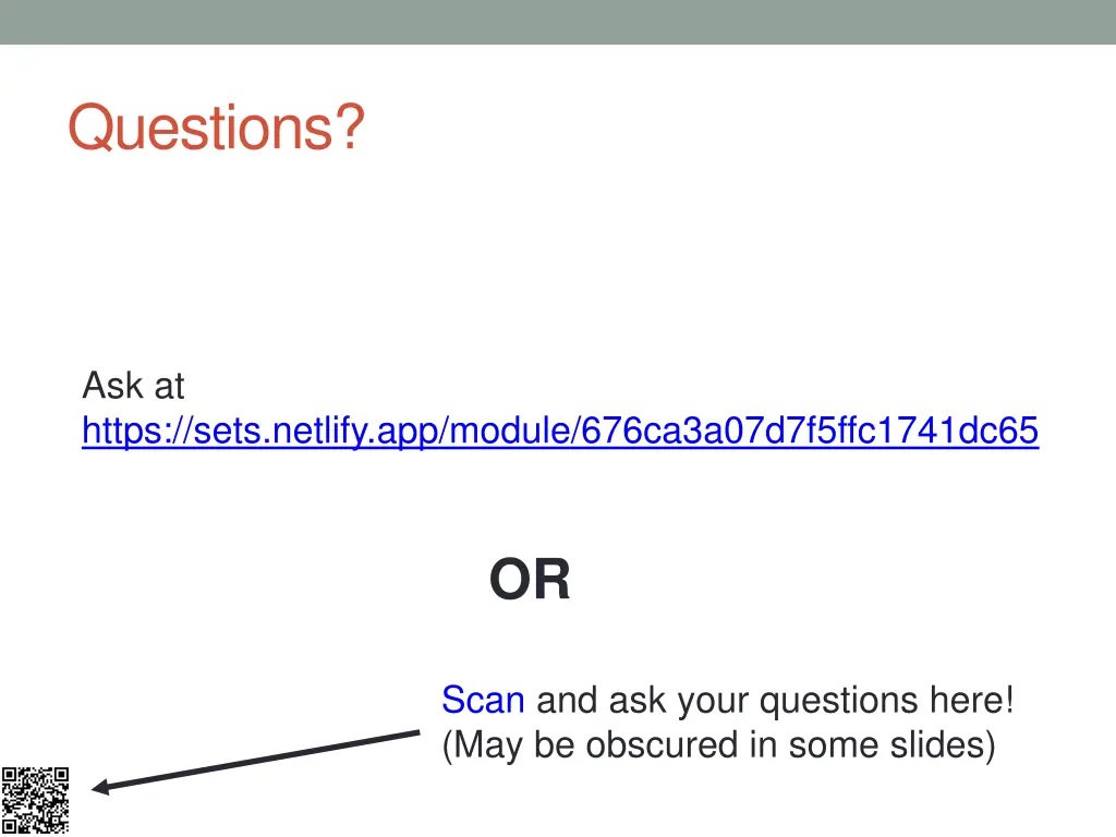 questions