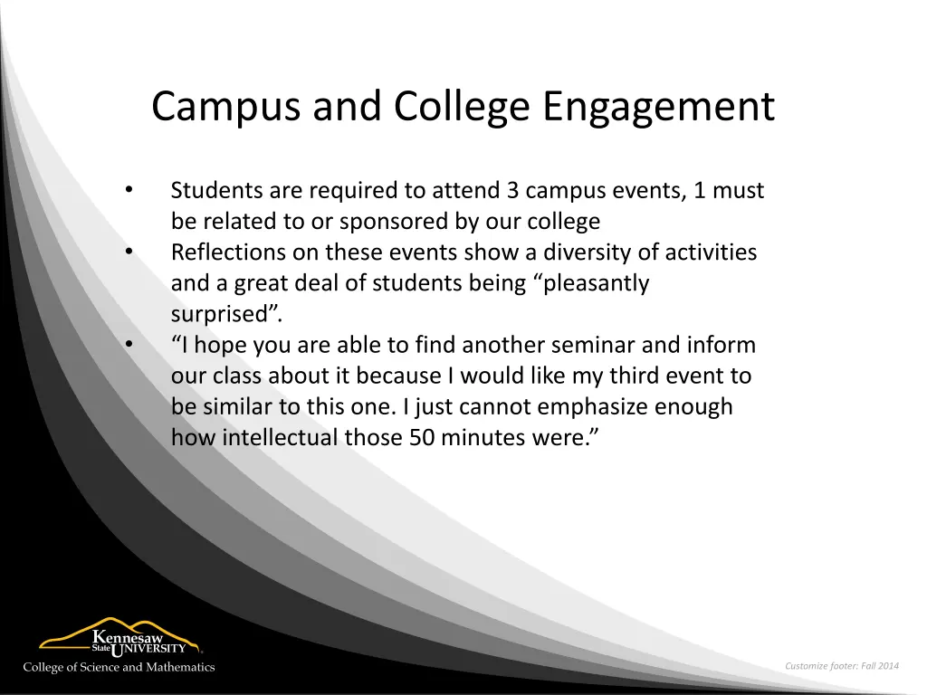 campus and college engagement