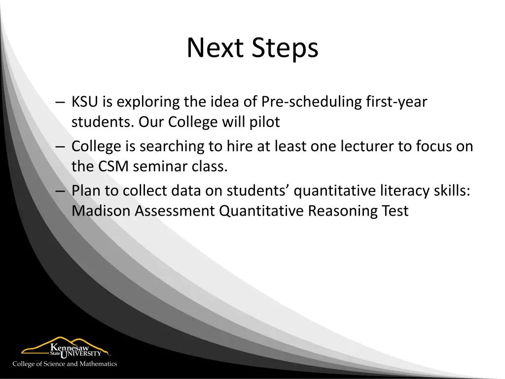next steps 1