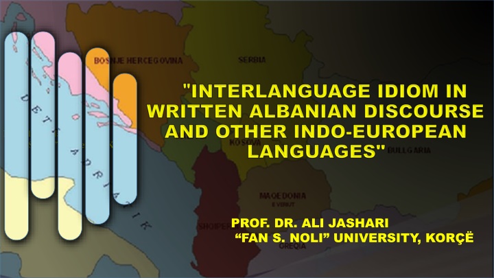 prof dr ali jashari fan s noli university kor