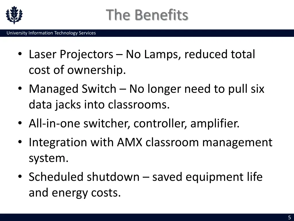 the benefits