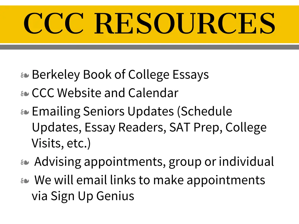 ccc resources