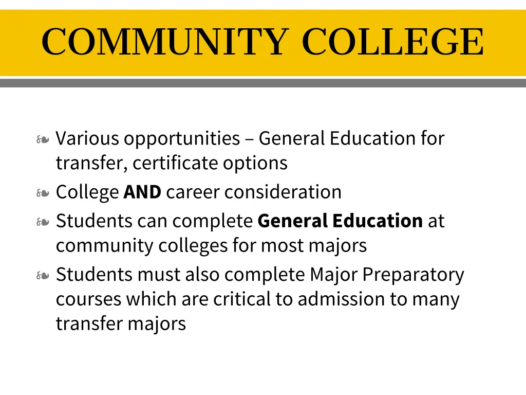 community college