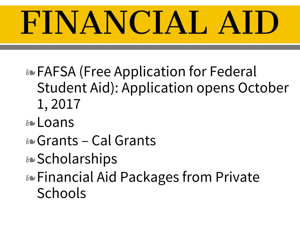 financial aid