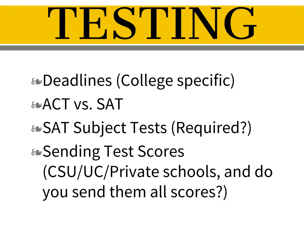 testing