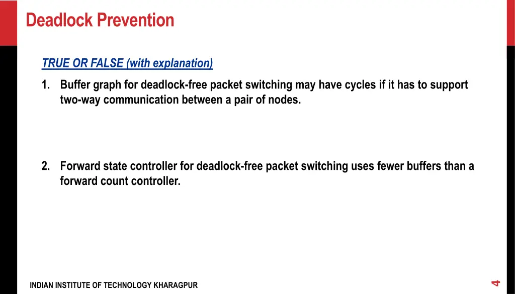 deadlock prevention