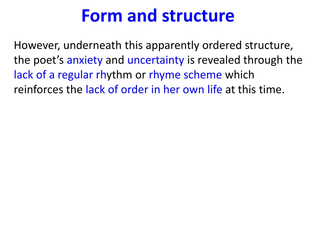 form and structure 1