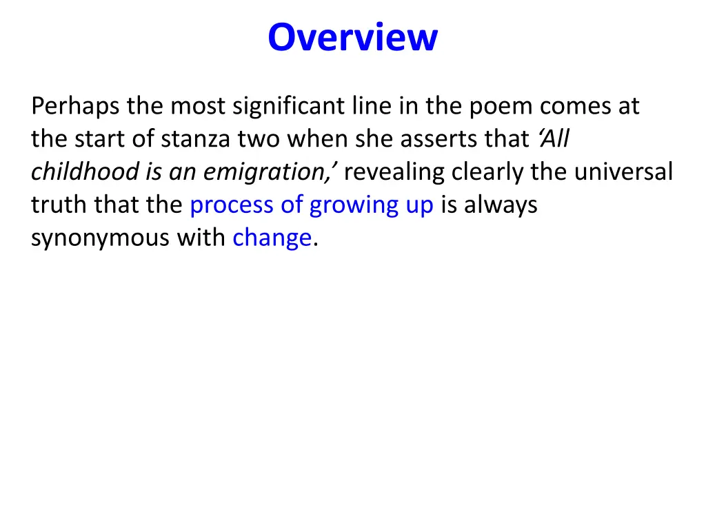 overview 2