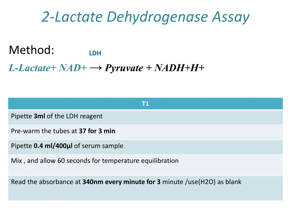 2 lactate dehydrogenase assay 1