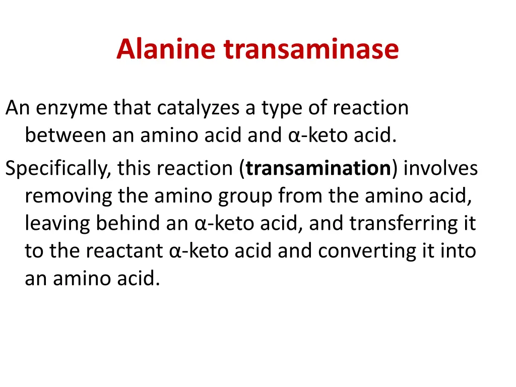 alanine transaminase