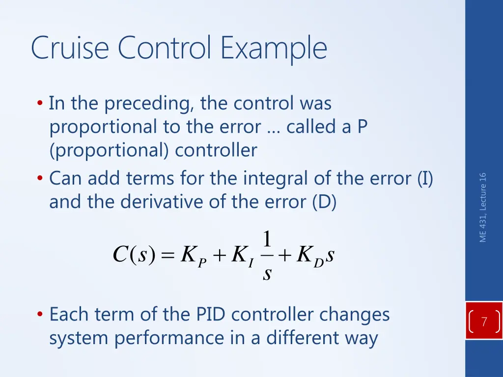 cruise control example 5