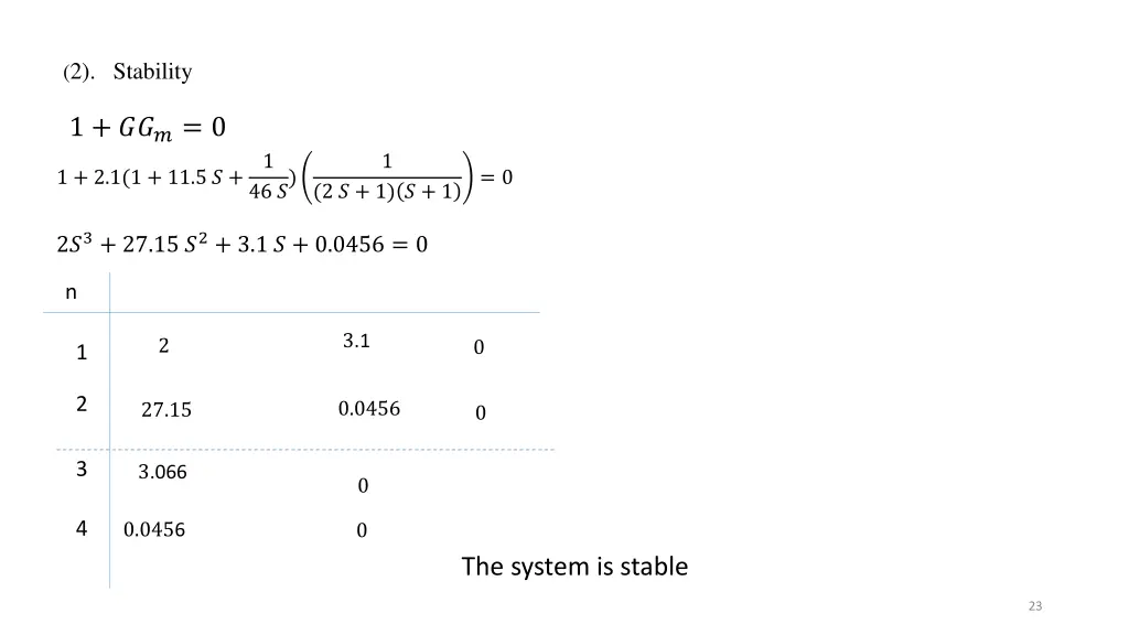 2 stability 1