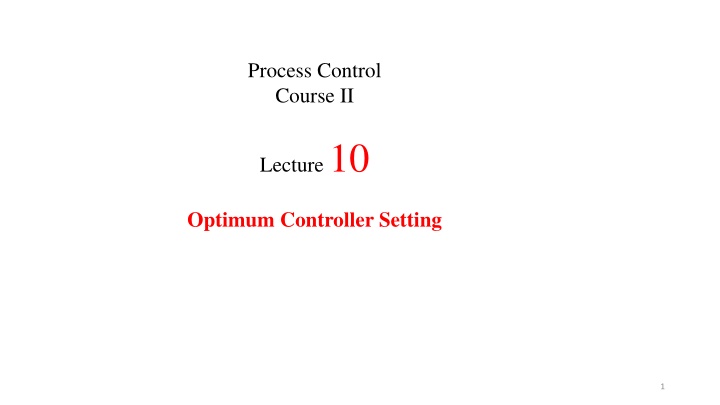process control course ii