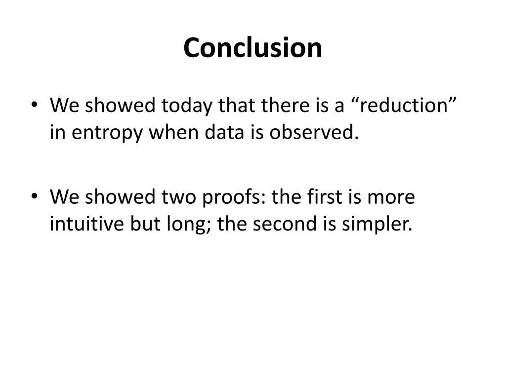 conclusion