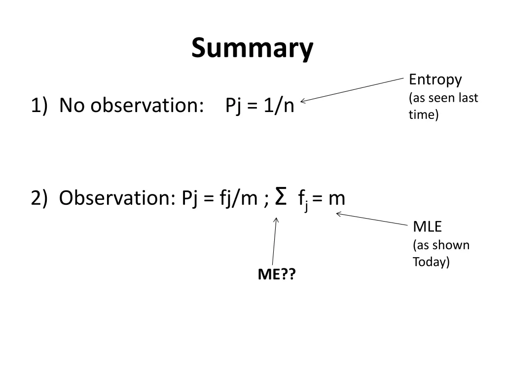 summary