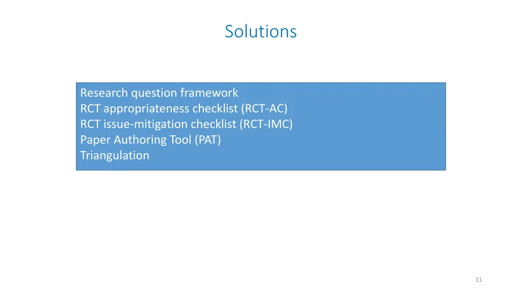 solutions