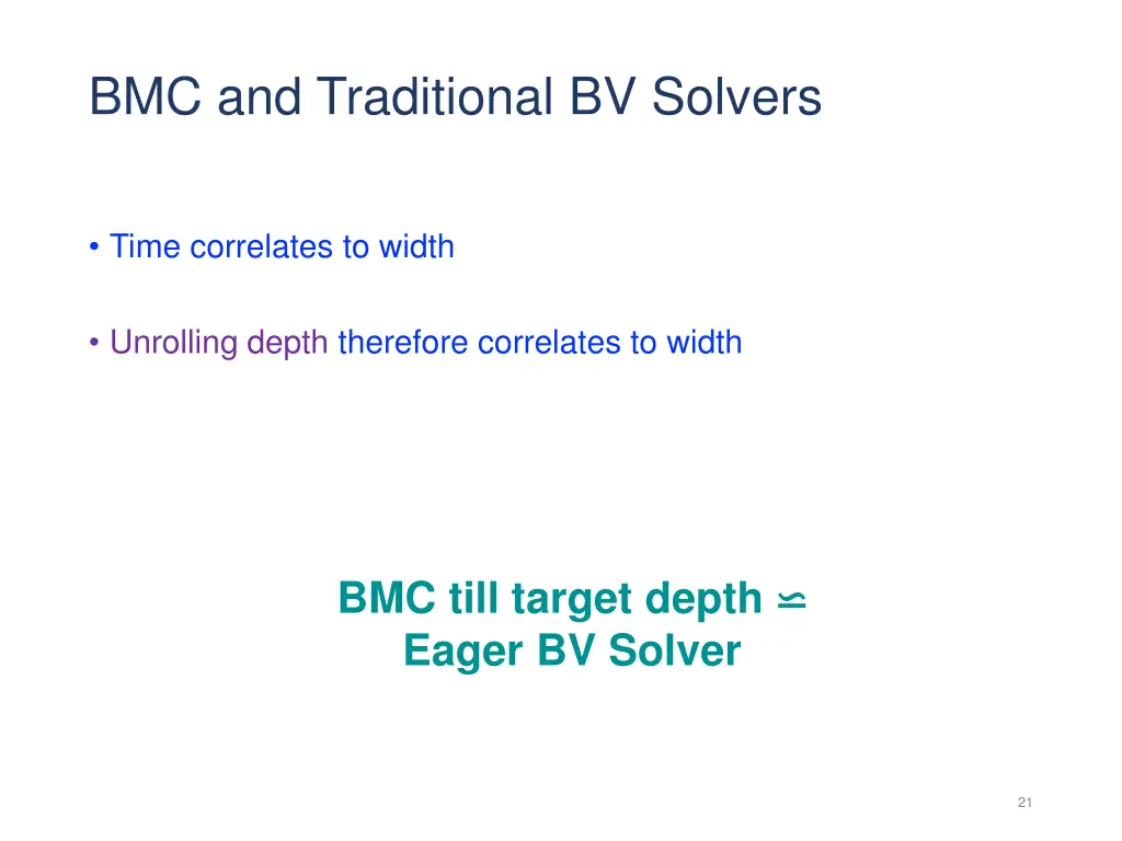 bmc and traditional bv solvers 1