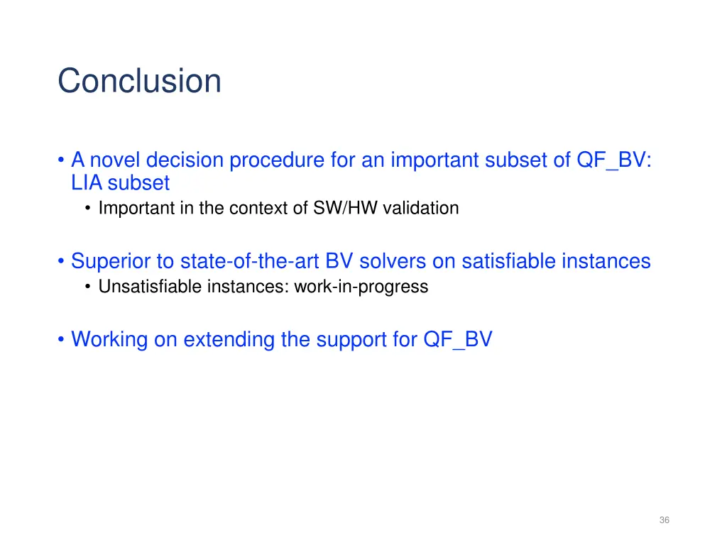 conclusion