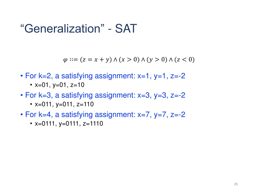 generalization sat 1