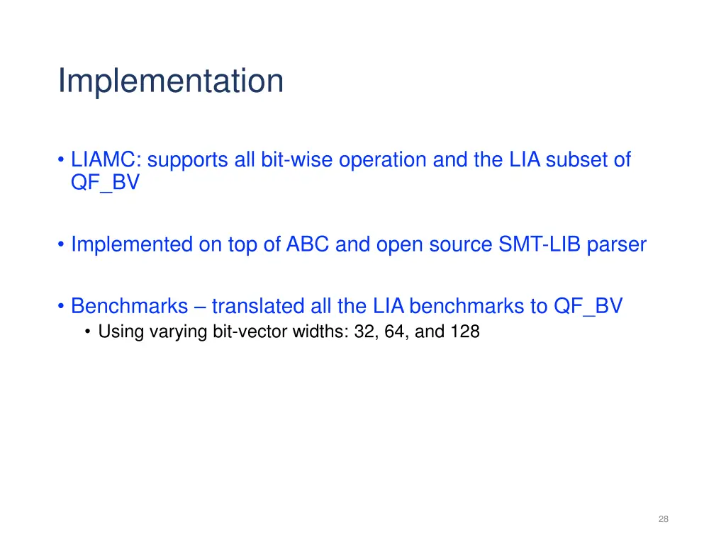 implementation