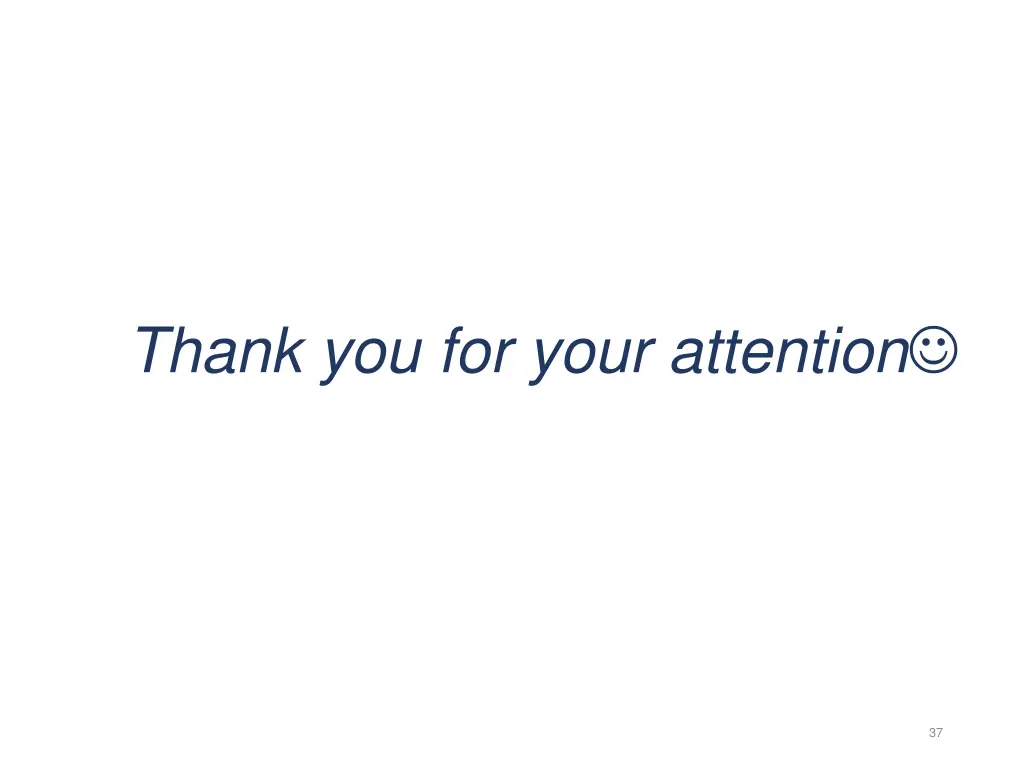 thank you for your attention