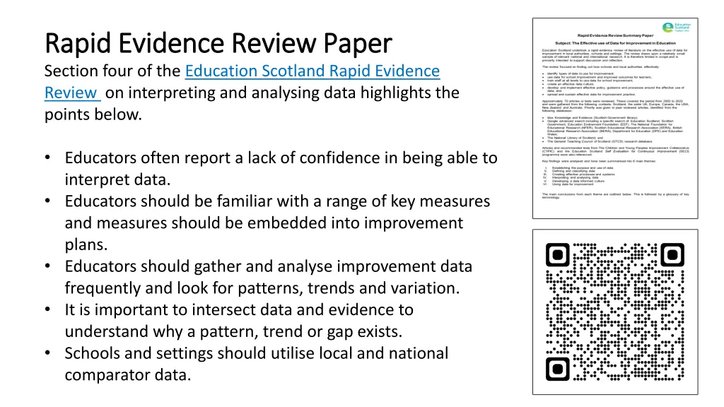 rapid evidence review paper rapid evidence review