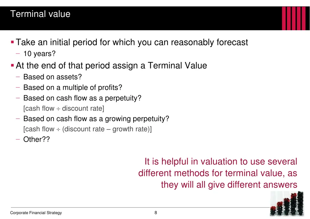 terminal value
