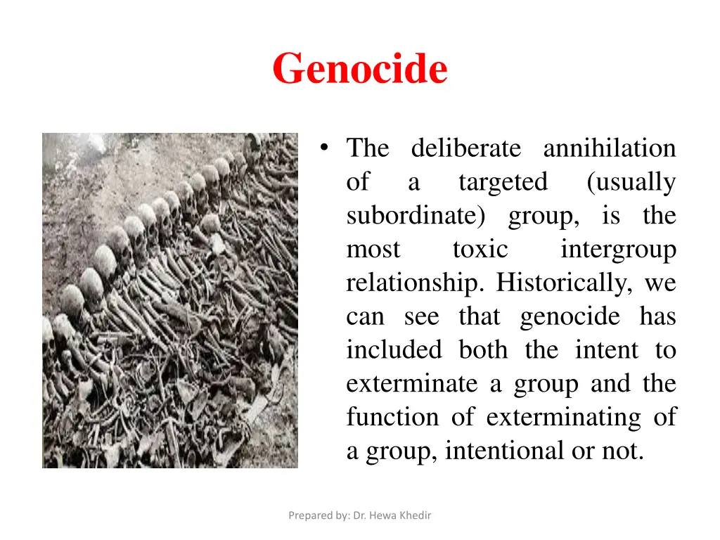 genocide