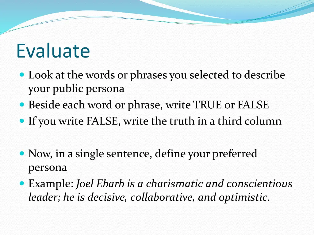 evaluate 1