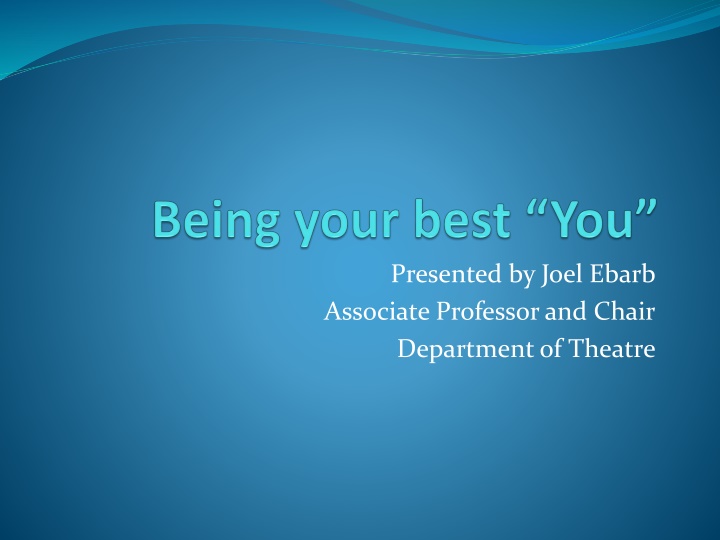 presented by joel ebarb associate professor